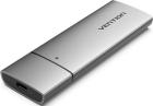 Корпус для SSD Vention USB 3.1 Gen 2-C M.2 NGFF B-Key/B M Key, серый (KPFH0)