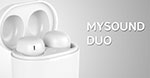 

Наушники беспроводные Rombica Mysound Duo White