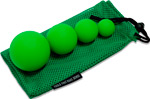 Набор Original FitTools из 4 массажных мячей набор для накачивания мячей 4 см 10 насадок игла в комплекте d010002
