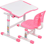 Набор стол + стул Cubby Acacia Pink