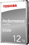 

Жесткий диск HDD Toshiba SATA-III 12Tb HDWR21CUZSVA X300 (7200rpm) 256Mb 3.5''