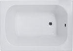 Акриловая ванна Aquanet Seed 100x70 белый глянец (00216658) панель боковая aquanet palma 90 r белый глянец 00177496