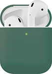 Чехол Moonfish MF-APC-033 (для Apple Airpods  Soft Touch  Antishock  темно-зеленый) - фото 1