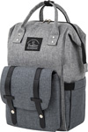 Рюкзак для мамы Brauberg MOMMY, крепления для коляски, термокарманы, серый, 41x24x17 см, 270818 рюкзак для мамы brauberg