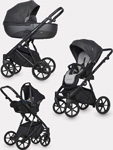

Коляска детская Riko NANO PRO (3 в 1) (Riko) 06 Carbon (графит)