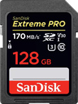 

Карта памяти Sandisk Extreme PRO [SDXC V30 128 Gb 170 Mb/s]