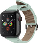 фото Ремешок для часов native union apple watch кожаный, 44 мм, светло-зеленый