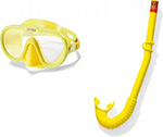 Комплект для плавания Intex ADVENTURER SWIM SET, от 8 лет, 55642 шапочка для плавания взрослая onlytop swim силиконовая обхват 54 60 см а микс