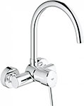 фото Кухонный смеситель grohe concetto new настенный 32667001