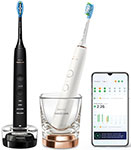 Набор электрических зубных щеток Philips Sonicare HX9914/57 DiamondClean 9000 с мобильным приложением - фото 1