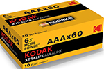 Батарейка KODAK LR03-60 (4S) colour box XTRALIFE 30414938-RU1