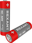 Аккумулятор Rexant Ni-MH AA, 1.2V, 2300 мАч, пальчик, блистер, 2 штуки аккумулятор aaa perfeo 800 mah pf aaa800 2bl 2 штуки