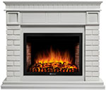 Портал Firelight Bricks 30, камень белый, белая эмаль (НС-1277348) портал firelight stretto 30 белый нс 1400568