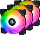 Вентилятор для корпуса ID-Cooling DF-12025-ARGB-TRIO RGB 3x120mm