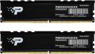 

Оперативная память Patriot Memory DDR5 32GB (2x16GB) 5600MHz Signature Line Premium (PSP532G5600KH1), Черный