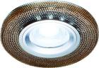 

Встраиваемый светодиодный светильник Ambrella Light Led S290 BK, Коричневый/хром
