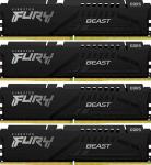 

Оперативная память Kingston DDR5 128Gb (4x32Gb) 5200Mhz FURY Beast Black (KF552C40BBK4-128), Черный