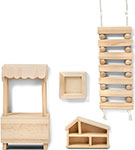 Набор деревянной мебели Lundby для домика Сделай сам Игрушки