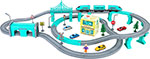 Железная дорога Givito G201-004 игрушка ''Мой город  92 предмета''