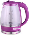 Чайник электрический Sakura SA-2717V чайник электрический sakura sa 2147p 1 8 л серебристый фиолетовый