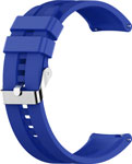 Ремешок для часов Red Line универсальный силиконовый рельефный, 22 мм, темно-синий ремешок часов экокожа на магните универсальный 22 мм синий