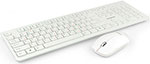 Беспроводной комплект клавиатура + мышь Гарнизон GKS-140, 2.4ГГц, белый комплект беспроводной клавиатура мышь qumo paragon k15 m21 wireless серый 23892