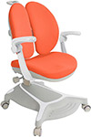 Кресло детское Cubby Bunias Grey с оранжевым чехлом + подлокотники детское кресло mealux ortoback duo pink обивка розовая y 510 kp