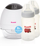 Молокоотсос Ramili SE500 с двумя противоколиковыми бутылочками 240ML молокоотсос ramili mc200 с двумя противоколиковыми бутылочками 240ml