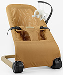 Детский шезлонг Amarobaby Baby relax, бежевый (AB22-25BR/03) рюкзак детский amarobaby unicorn розовый amaro 601uni 06