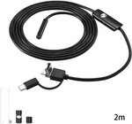 Водонепроницаемый эндоскоп Deko WEC-2, 2 м (Micro USB, USB, Type-C) 065-0154