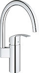 фото Кухонный смеситель grohe eurosmart new хром 33202002