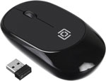 Беспроводная мышь Oklick 535MW черный/черный оптическая (1000dpi) беспроводная USB (3but) мышь oklick 435mw оптическая 1600dpi беспроводная usb 3but