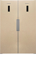 Холодильник Side by Side Scandilux SBS 711 EZ 12 B (FN 711 E12 B + R 711 EZ 12 B)