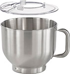 Чаша стальная для кухонного комбайна CASO KM 1800 измельчитель для кухонного комбайна bosch muz45xcg1