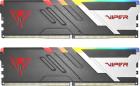 

Оперативная память Patriot Memory DDR5 32GB (2x16GB) 6200MHz Viper Venom RGB (PVVR532G620C40K), Черный/серый