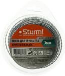 Леска для триммера Sturm! BGT3535-3.0-SA-15, d = 3.0 мм, l = 15 м, КРУЧЕНЫЙ КВАДРАТ, армиров., блистер