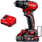 Дрель-шуруповерт бесщеточная Зубр 20 В 45 Нм 1 АКБ LMS 2 Ач ДБ-45-21 8410₽