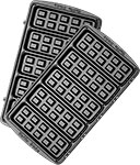 Комплект съемных панелей для мультипекаря  Redmond RAMB-13 (мини вафли) комплект съемных панелей для мультипекаря redmond ramb 07 треугольник