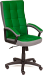 фото Кресло tetchair trendy (кож/зам/ткань зеленый/серый 36-001/12)