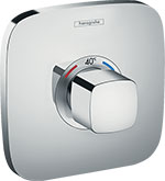 фото Термостат центральный hansgrohe ecostat e 37 9 л/мин (внешняя монтажная часть) 15 705 000