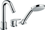 

Смеситель на борт ванны Hansgrohe Logis на 3 отв. (внешняя монтажная часть) 71 313 000