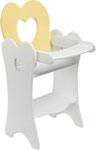 фото Кукольный стульчик для кормления paremo мини цвет: нежно-желтый