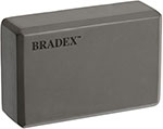 Блок для йоги Bradex SF 0407 серый блок для йоги zdk