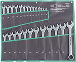 Набор ключей Stels комбинированных 6-32 мм, 26 шт., CrV, 15431 матовый хром