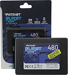 Накопитель SSD Patriot Memory 2.5" Burst Elite 480 Гб SATA III PBE480GS25SSDR