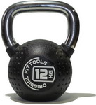 

Гиря Original FitTools 12 кг с хромированной ручкой полиуретановая (CPU) FT-KB-CPU-12