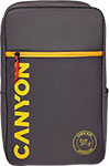 Рюкзак для ручной клади и ноутбука Canyon 15 6 CSZ-02 Дымчато-серый/Шафран CNS-CSZ02GY01 - фото 1