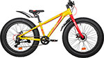 фото Велосипед novatrack fatbike 24 suv алюм.рама 13 зеленый 7-скор rd35/ts38 диск.торм.stg 24ahd.suv.13gn22