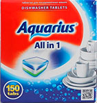 Таблетки Aquarius ''All in 1'' 150 таб. таблетки aquarius сила минералов активный кислород all in1 60 таб