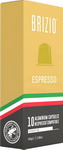 Кофе в алюминиевых капсулах Brizio Espresso Gold 10 капсул кофе капсульный nespresso l or espresso vanilla 10х5 2г